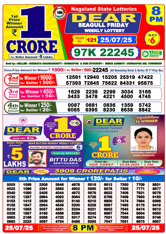 8PM Result